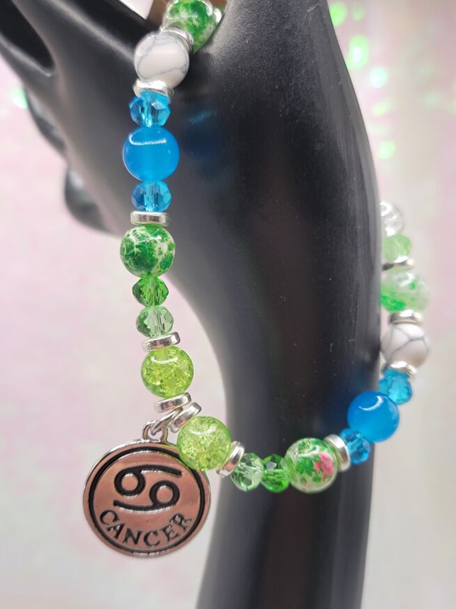 cancer - zodiac bracelet & earring set - exclusive