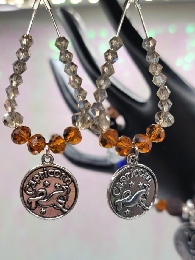 capricorn - zodiac bracelet & earring set - exclusive