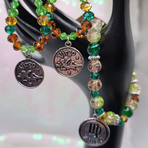 virgo - zodiac bracelet & earring set - exclusive