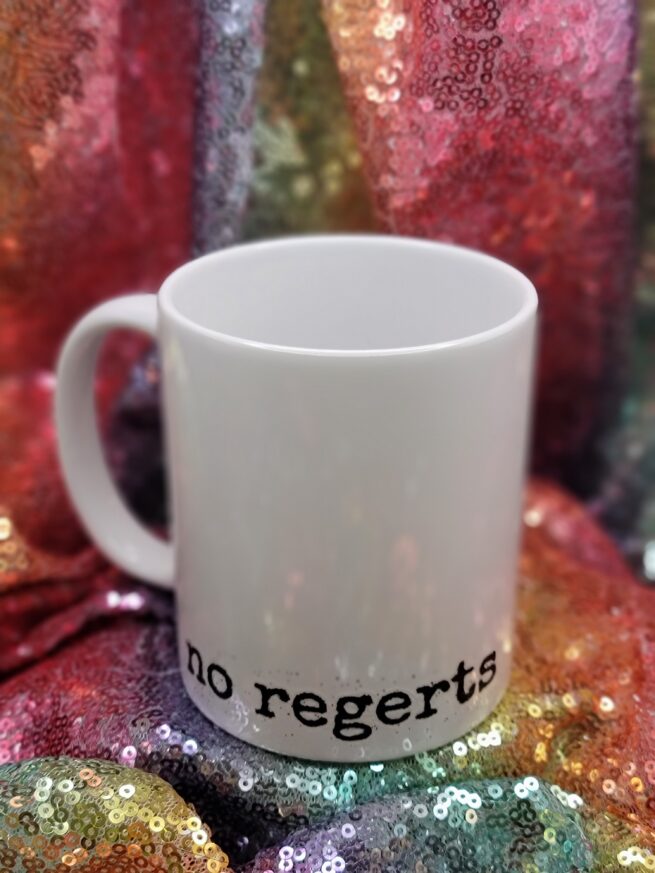no regerts coffee cup