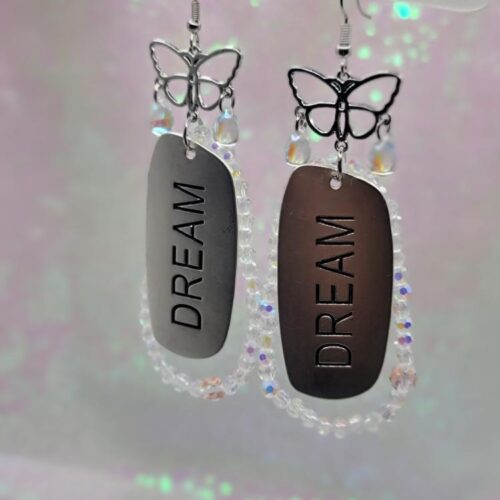 dream crystal butterfly dangles