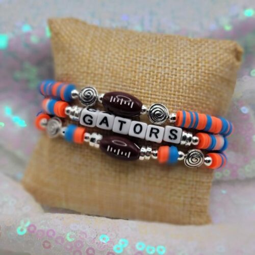 gator bracelet stack - florida - B0019