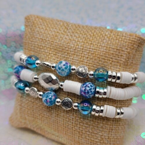 lilly inspired bracelet stack