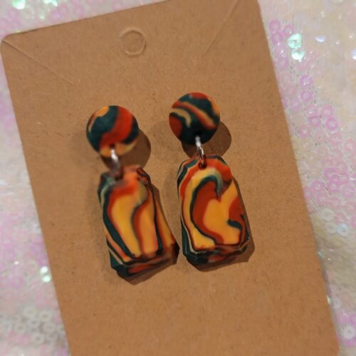 tiny's clay earrings - tiny018