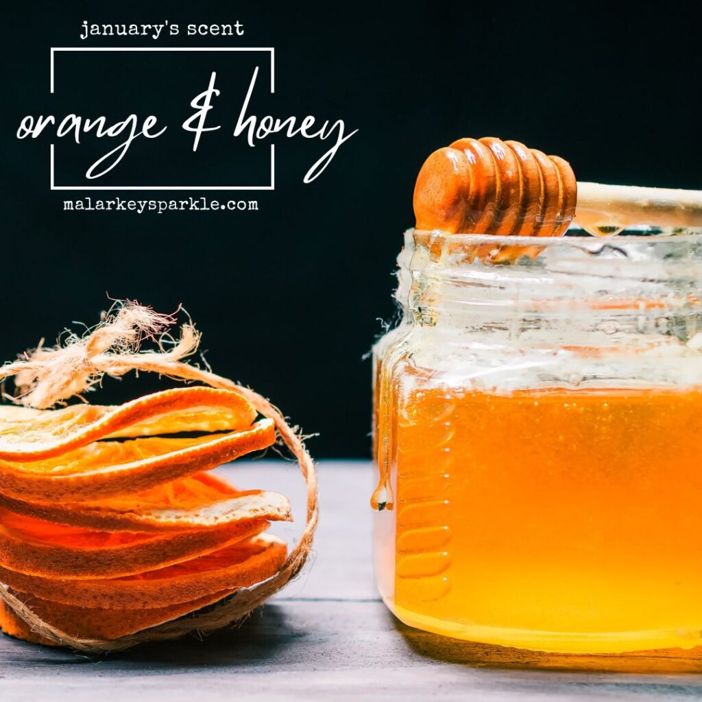 orange and honey soap