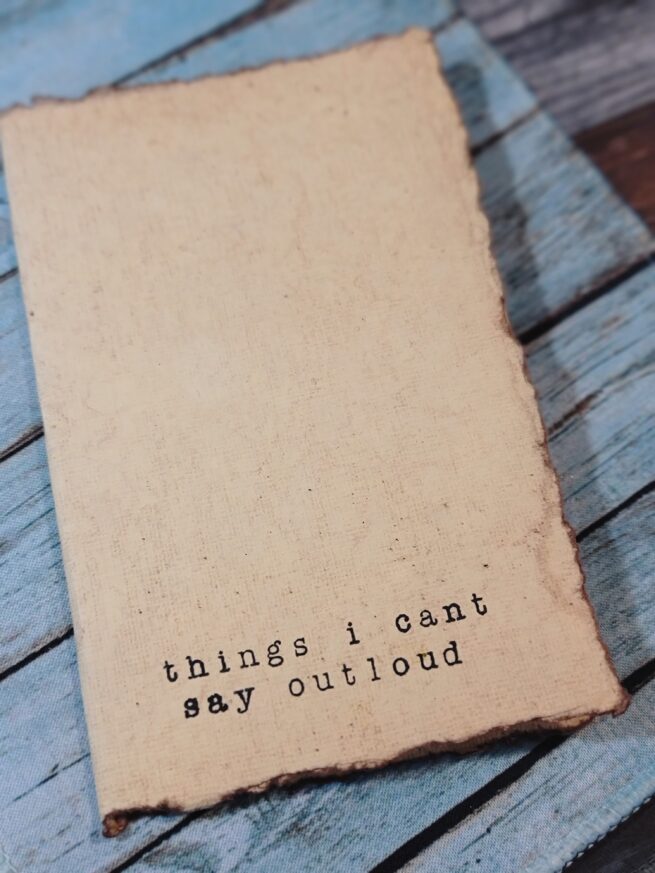 things i can't say outloud