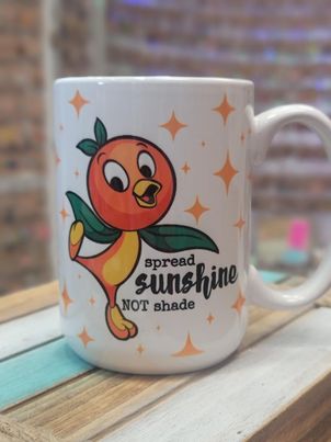 disney orange bird mug