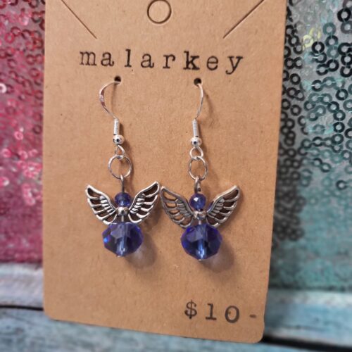 blue angel earring