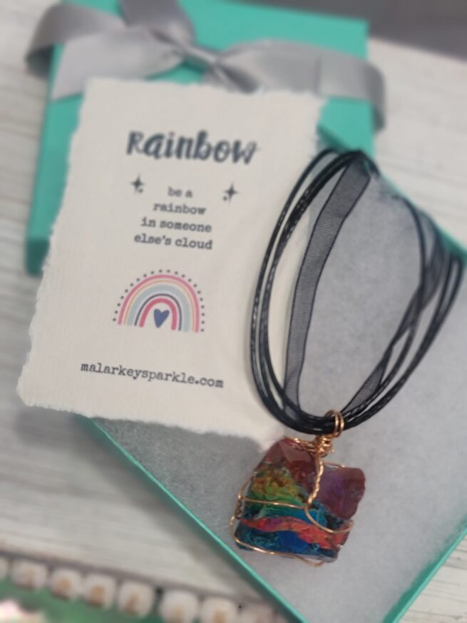 rainbow necklace