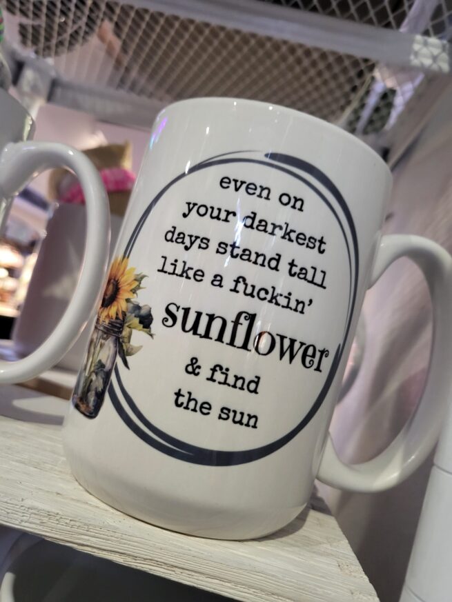 stand tall like a sunflower