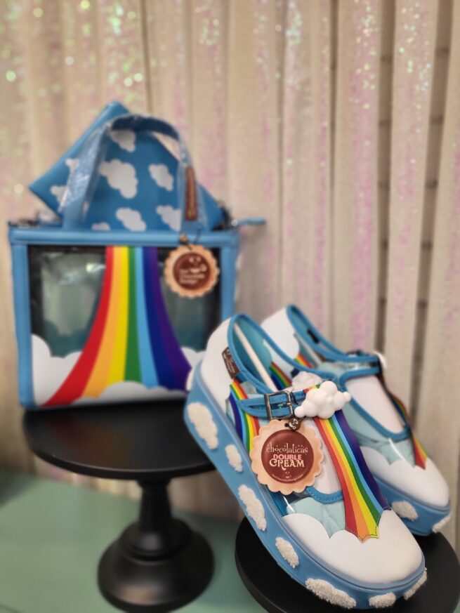 rainbow purse and cloud pouch