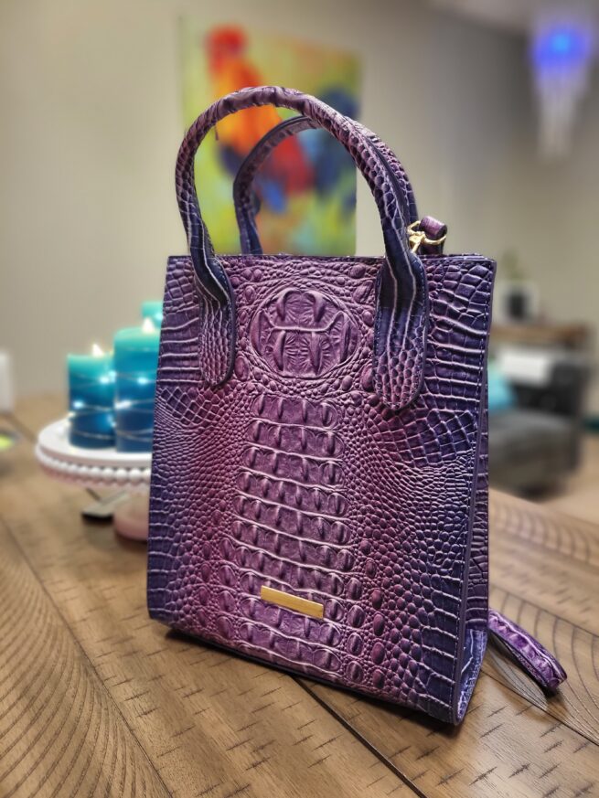 shoulder bag - shades of purple