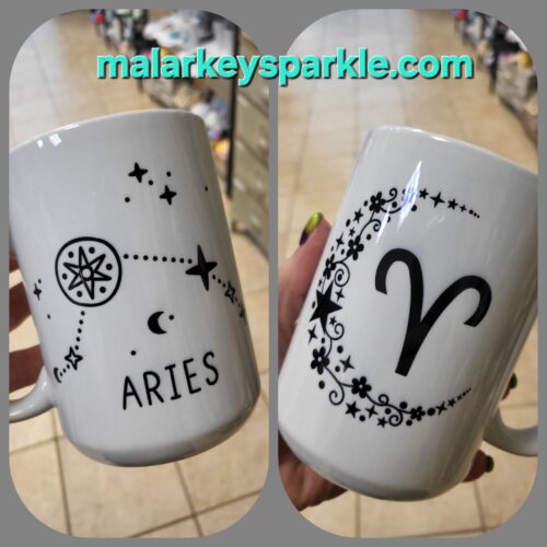 aries zodiac mug