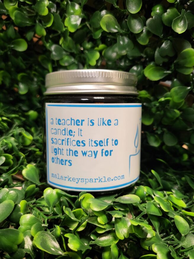 teachers light the way for others candle