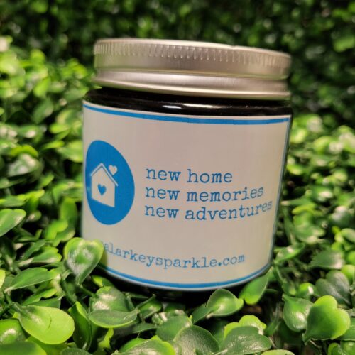 new home - new memories - new adventures candle