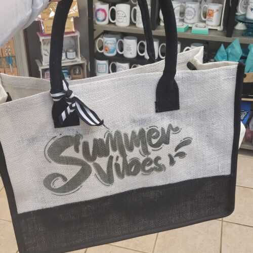 summer vibes - canvas tote bag
