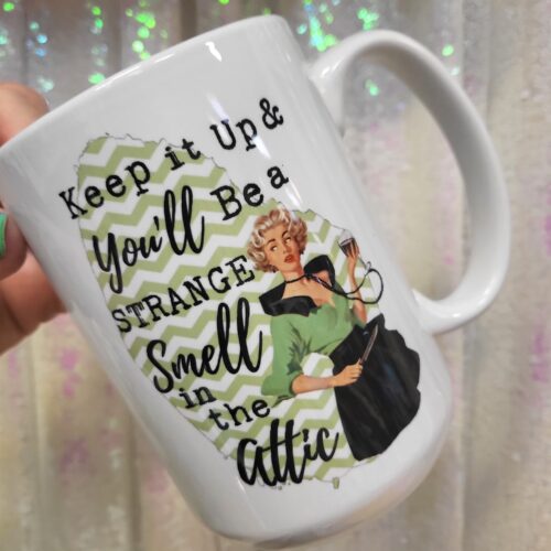 smell in the attic coffee cup