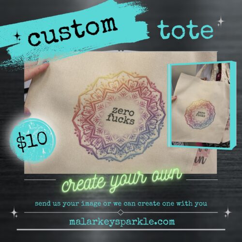 custom tote bags - you choose the design