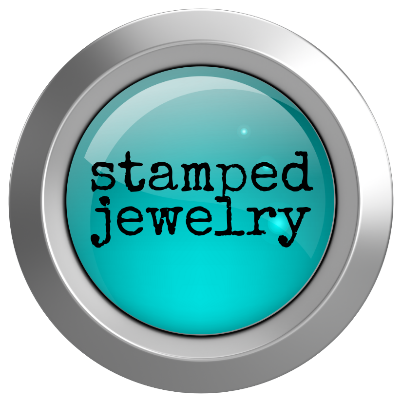 stamped jewelry button