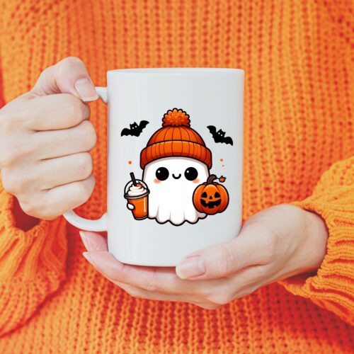 ghost coffee mug - halloween