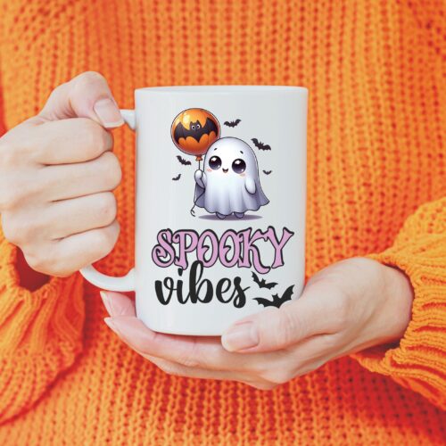 spooky vibers halloween mug