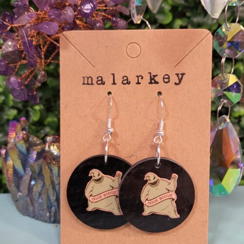 oogie boogie earrings - malarkey originals
