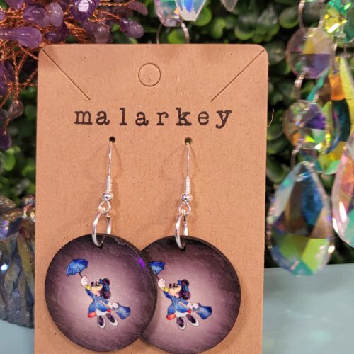 mary poppins - minnie mouse earrings - malarkey originals