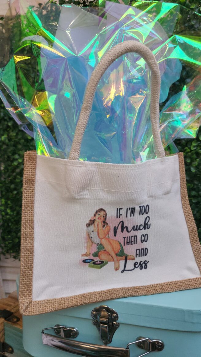 go find less mini tote bag
