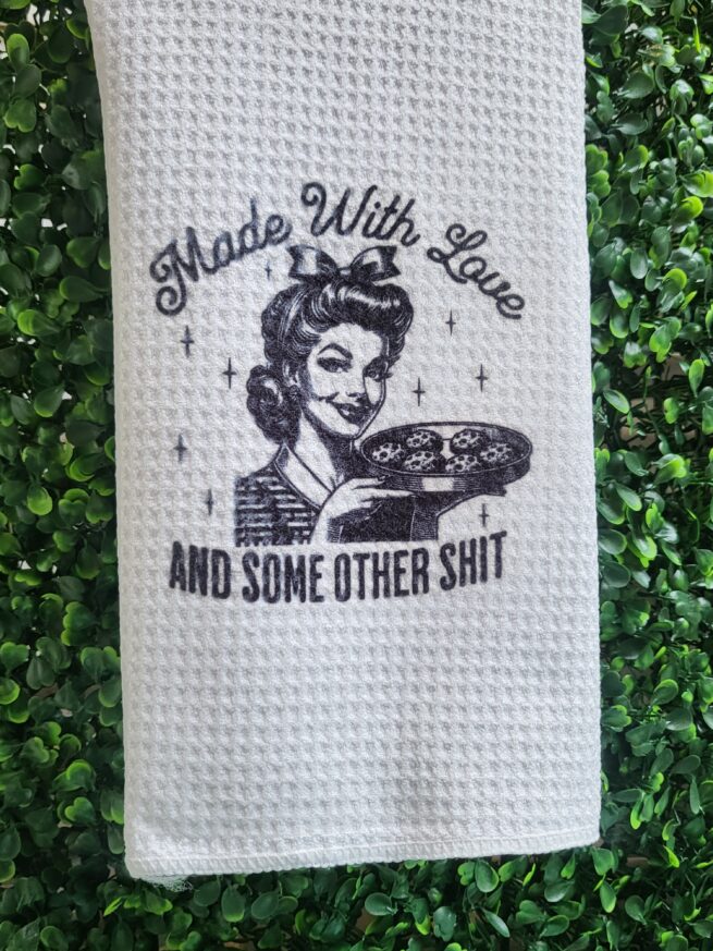 made with love towel