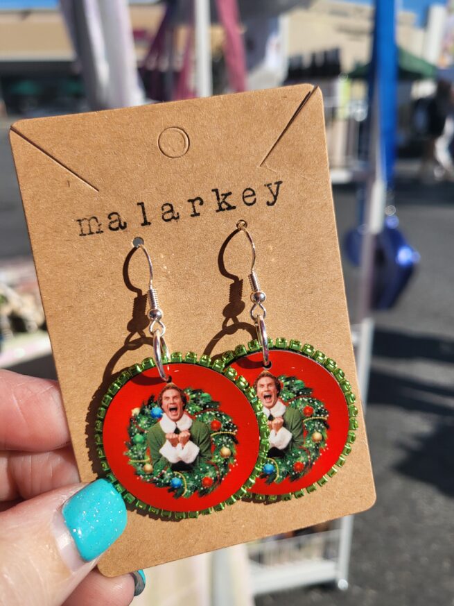 buddy the elf earrings