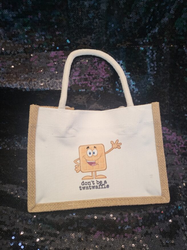 twatwaffle mini tote bag