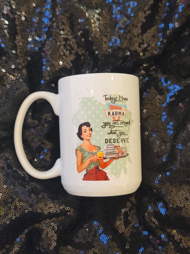 todays menu - karma - coffee cup