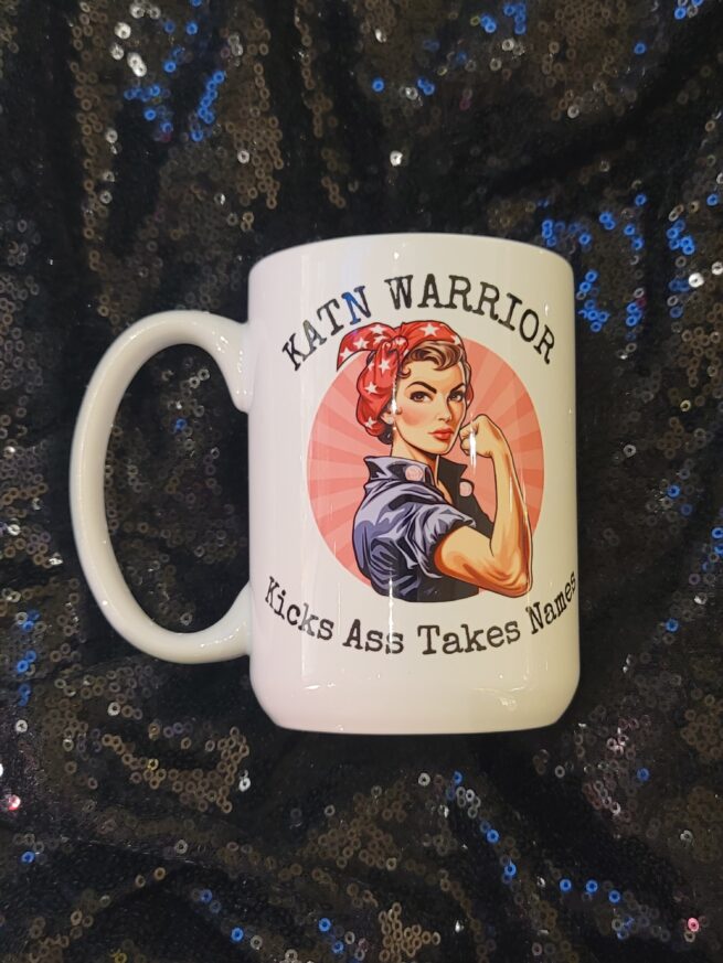 KATN warrior coffee cup