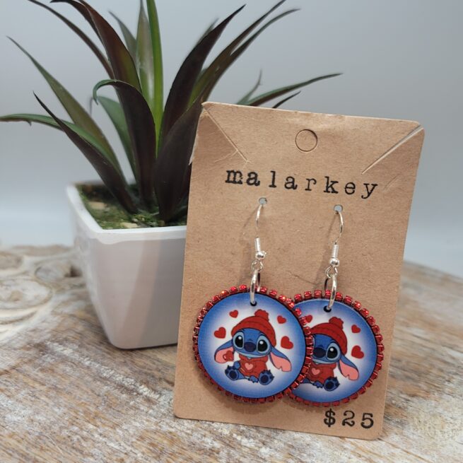 stitch earrings