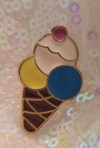 ice cream cone pin