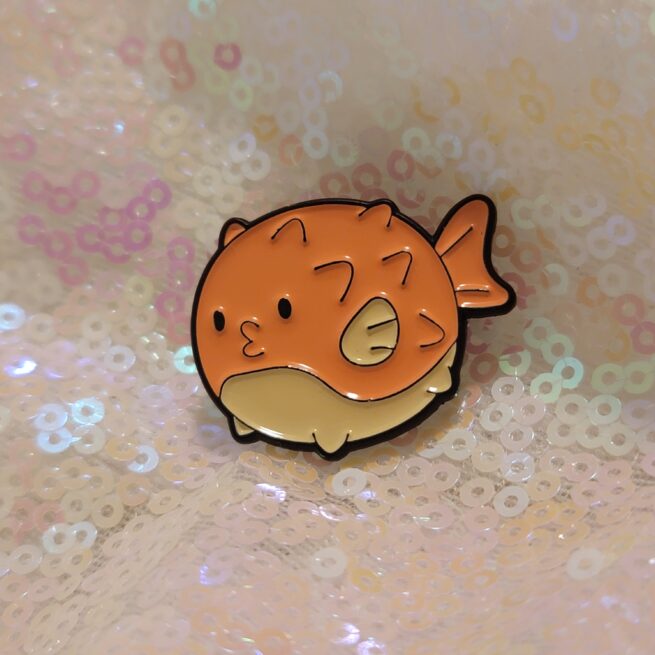 blow fish pin