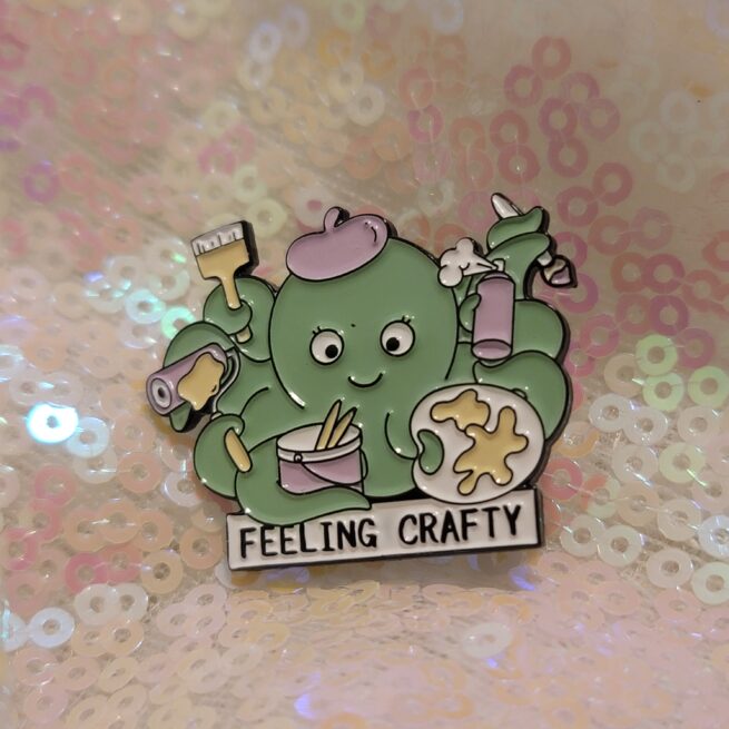 feelin crafty octopu pin