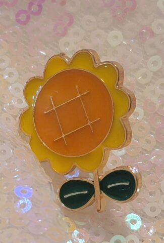 sunflower pin