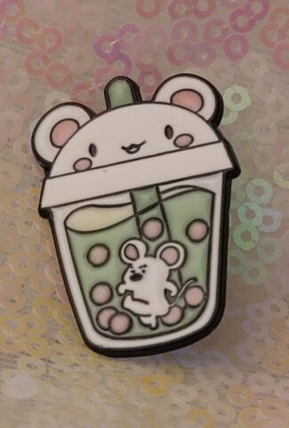 boba mouse pin