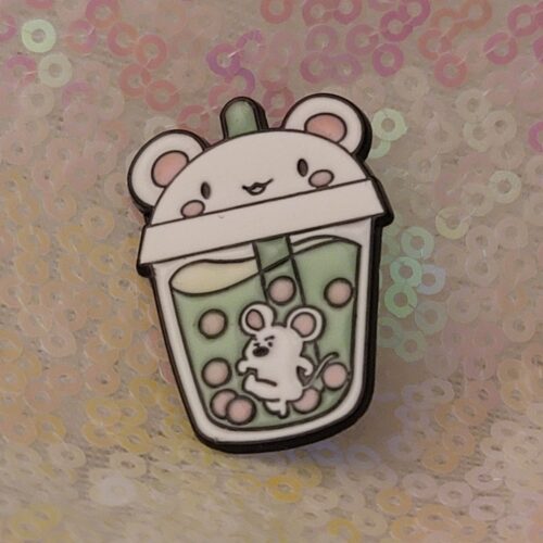 boba mouse pin