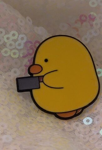 duck with a knife - pin