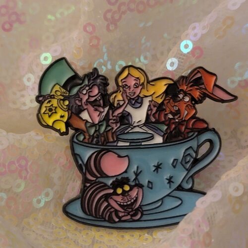 alice and wonderland pin